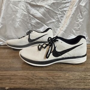 Women's Nike Flyknit Lunar 3 Running sneakers, size 12, white